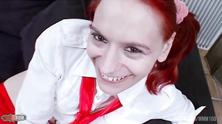 Deep anal orgasms for young spanish redhead Alexia Salas