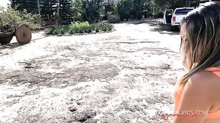 Trip do nordeste Vagninho e Vivi Capetinha 100% anal e creampie ao ar livre.