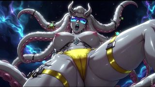 MY ALIEN GIRLFRIEND SEXY POSE (AI ANIMATION)