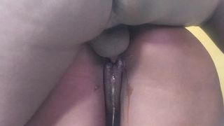 CLOSE VIEW, FAT DICK VS UGANDAN DRIPPING PUSSY