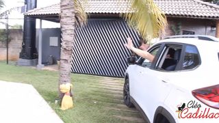 Cleo cadillac... dei para o piscineiro (Marlon Costa) quando o corno do marido saiu