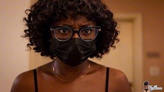 OBSESSED BIG ASS EBONY AMATEUR MAKES HER MARRIED NEIGHBOR CHEAT ON HIS WIFE AND CUM INSIDE HER PUSSY