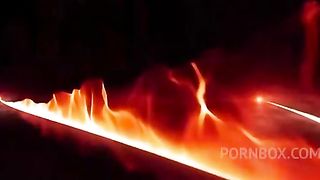 Rome Major Lubricates Lucky Starr's Cunt Before Hard Fuck Scene!