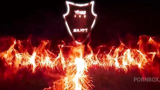 Rome Major Lubricates Lucky Starr's Cunt Before Hard Fuck Scene!