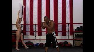 SARA JAY LOVES BLACK COCK: SARA JAY GETS BANGED ON THE RING!