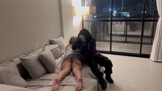 A MASKED STRANGER ENTERED MY HOUSE AND FUCKED MY PUSSY USING A STRAP-ON