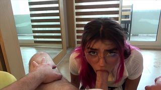 BLOW ME! WITH 19YR OLD GISS MIRROR POV