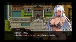 LYTHIA SIGIL OF LUST [ GAMEPLAY HENTAI GAME ] EP.7 HERO STRIPPING AND HANDJOB BUKKAKE AT THE TAVERN !