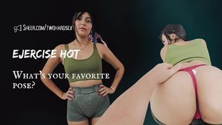 I HELPED MY STEPSISTER EXERCISE, ENDING WITH SEX AND HER PUSSY FULL OF SEMEN.