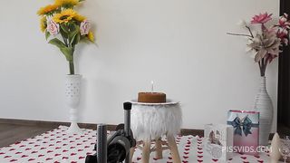 Happy B-DAY Timea Bella with drinking own piss, playing with huge toys, anal fisting, sex maschine,  foot -fetish