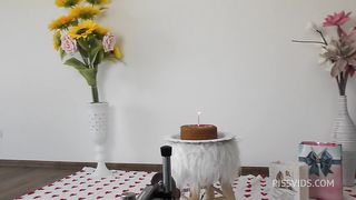 Happy B-DAY Timea Bella with drinking own piss, playing with huge toys, anal fisting, sex maschine,  foot -fetish