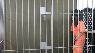 Big Tits Lesbian Prison Guard Gives A Deep anal Examination