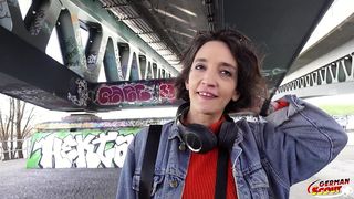 GERMAN SCOUT - CRAZY ANAL AND RIMJOB CASTING FUCK WITH FRENCH SKINNY TATTOO MODEL LENA FIRE