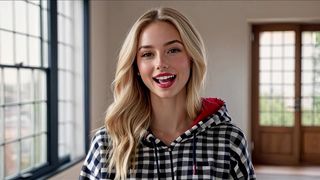 STEPDAUGHTER GIVES STEPDAD HIS BEST BIRTHDAY PRESENT – EARLY MORNING CREAMPIE (AI GENERATED)