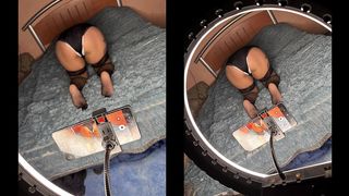 PRIMEROS AZOTES CON CINTURON A LAYLA - APRENDIENDO SER UNA BUENA SUMISA Y PUTA