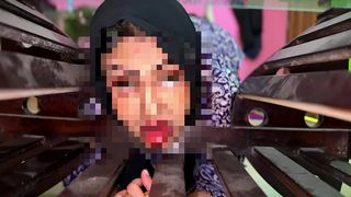 BIG ASS BBW BEAUTIFUL HOT MALAYSIAN MUSLIM HIJAB GIRL GETS STUCK INSIDE THE TEA TABLE WHILE CLEANING NOW SHE WANT ANAL SEX FROM BOSS IN OFFICE