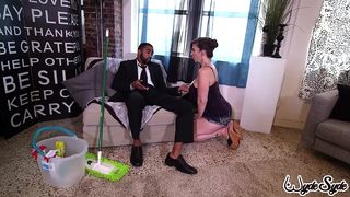 SARA JAY CRAVES CHOCOLATE COCK SO SHE RIDES & MILKS STALLION!