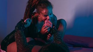 YOUR BOUND FEET WILL BE MY PERSONAL TOY ALL DAY