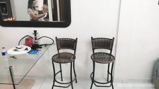 Prima safada, louca para sentir a porra dentro do seu cuzinho apertado, acabou aprontando!