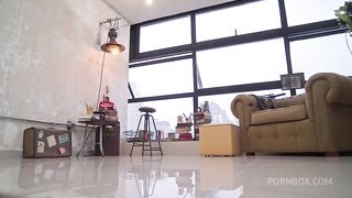 Fisting - Evil Domme sticks her entire hand in her slave's pussy