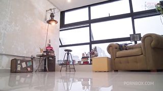 Fisting - Evil Domme sticks her entire hand in her slave's pussy