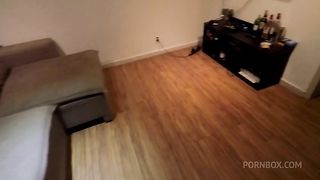 I fucked another hot office worker candidate on the couch that made me horny and then I put her to suck before eating her on the couch