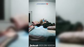 Married slept with lovers and recorded it for the cuckold to watch, put the shorts aside and fucked without a condom