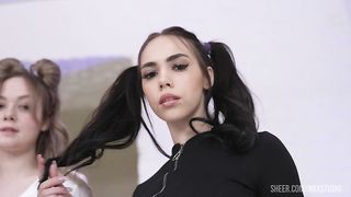 PISS + First Triple + Fisting - two young beauties in hot Group