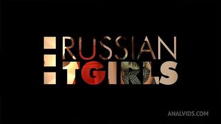 Russian Love: TGirl Fucks a Tight Wet Pussy