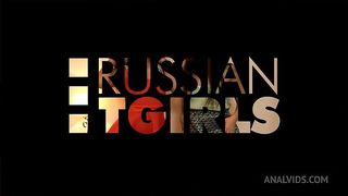 Russian Love: TGirl Fucks a Tight Wet Pussy