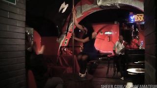 Lap dance, blowjob and fuck for Martina Gold