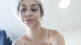 Double anal and vaginal penetration - Watch how I enjoy it