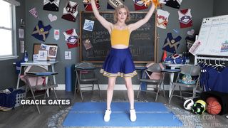 FEISTY CHEERLEADERS - SLUMBER PARTY - LESBIAN PLAYTIME - TEENS - AUBREE VALENTINE - GRACIE GATES