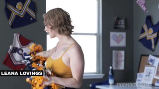 FEISTY CHEERLEADERS - SLUMBER PARTY - LESBIAN PLAYTIME - TEENS - AUBREE VALENTINE - GRACIE GATES