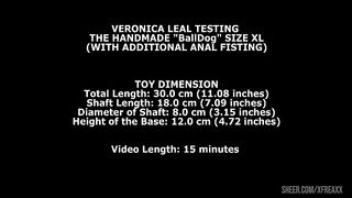 Veronica Leal Testing The Handmade Balldog Size XL (With Additional Anal Fisting) TWT205