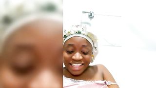 Straight from shower