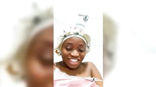 Straight from shower