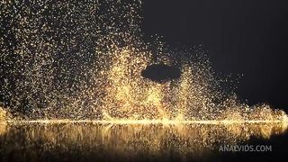 BBW Huge Tits First Porn In Vegas – POV Blowjob – Solo Masturbation – Throated – Fat Pussy – Bound Orgasm!