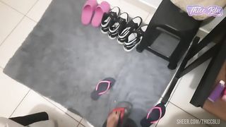 Submissive wife trying anal