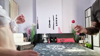 18yo cute baby Emma Evans FIRST PISS IN MOUTH 2nd side cam angles Previously unreleased BONUS FOOTAGE - PART 1