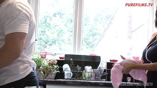 horny stepmom learm me how to cock but before ride my cock