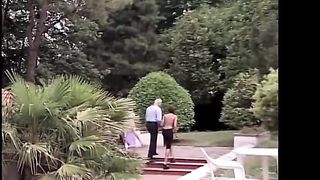 2 women and 2 men great orgy by the pool