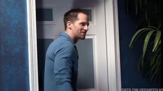 Blonde Babe Gives Him Head and Gets Her Ass Fucked