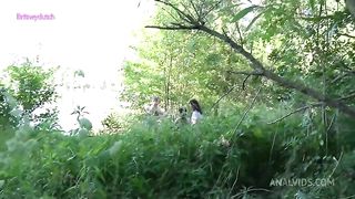 We went to chill at the waterside. We got caught ending up extreme double fisting and squirting. But we cleaned up the mess ;)