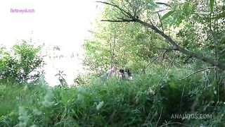 We went to chill at the waterside. We got caught ending up extreme double fisting and squirting. But we cleaned up the mess ;)