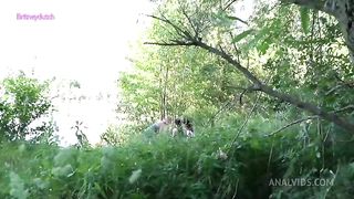 We went to chill at the waterside. We got caught ending up extreme double fisting and squirting. But we cleaned up the mess ;)