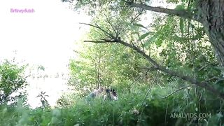 We went to chill at the waterside. We got caught ending up extreme double fisting and squirting. But we cleaned up the mess ;)