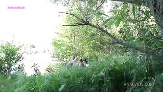 We went to chill at the waterside. We got caught ending up extreme double fisting and squirting. But we cleaned up the mess ;)