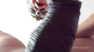 Stepmom love and cares stepson balls ,licking balls