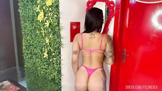 CUMMING ON MY COUSIN'S COCK IN THE BATHROOM